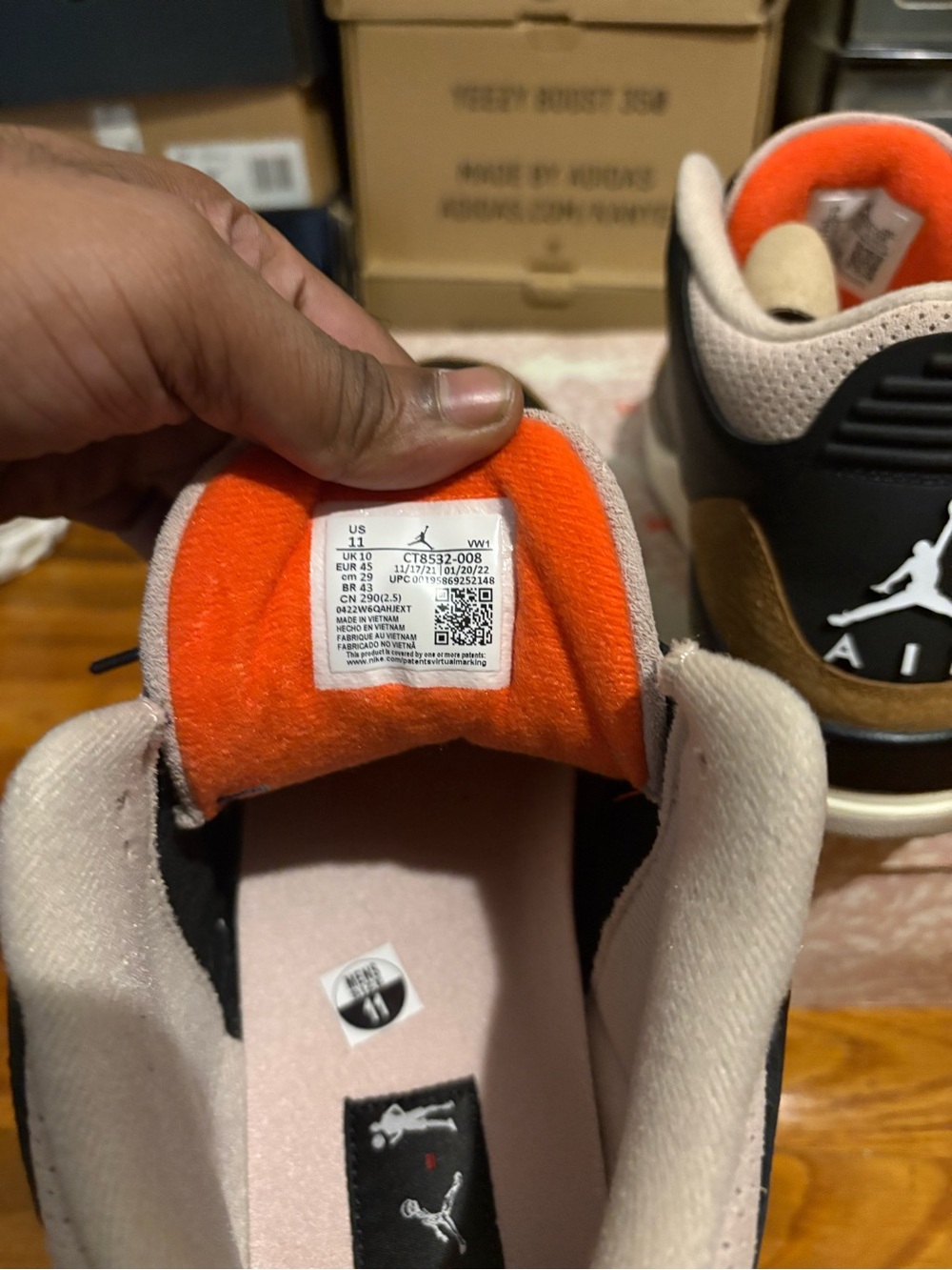 Air Jordan 3 desert elephant - Picture 5 of 6